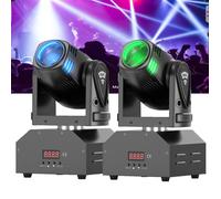 Lumière de Scène - UKING MINI DJ LYRE 80W RGBW LED - DMX Pour Bar Disco Concert - Pack de 2