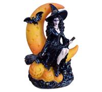 Lumière De Sorcière D’Halloween - Décor De Table De Figurine De Sorcière | Figurine De Sorcière, Décor De Table, Pour Bibliothèque, Armoire, Entrée, Porche, Rebord De Fenêtre, Étagère Flottante
