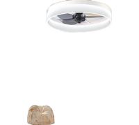 Lumière de ventilateur de plafond, gradation infinie, double mode de vent, blanc, APP avec RC gradable