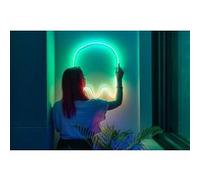 Twinkly Flex - Tube Lumineux Flexible avec LED RGB - Éclairage de décoration intérieure - Contrôlé par App, fil blanc, 2m