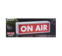 Paladone Panneau ON AIR, Lumière LED pour Vloggers, Décor Studio Streaming, Lumière Cool pour Chambre, Fonctionne sur Piles