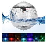 Lumière d'étang Flottante Solaire, lumières de Piscine étanches Lumière de Jardin Éclairage LED pour Piscine Décoration d'étang pour