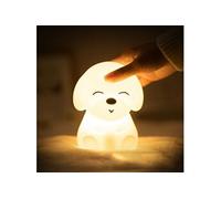 Lumière douce de contact de bande dessinée de silicone rechargeable USB de silicone de lumière animale colorée de chien