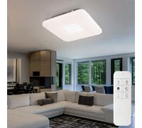 Lumière Du Jour Plafonnier Télécommande Dimmable LED Sterneneffekt Tdc Blanc