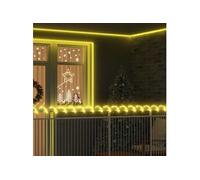 vidaXL Lumière en corde avec 1200 LED Blanc chaud 50 m PVC, Salon, idées de guirlandes lumineuses 42018942 Blanc