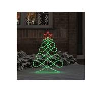 vidaXL Lumière en forme d'arbre de Noël Multicolore 78 x 58 cm PVC
