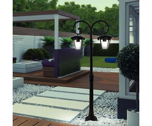 Lumière extérieure allée de jardin candélabre ALU éclairage sur pied IP44 lampe sur pied en verre V-TAC7061