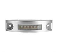 Lumière extérieure, Lampe d'étape de Route de Voie de allée imperméable extérieure d'allée d'énergie Solaire de Casting en Aluminium 6 LED(#03)