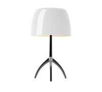 Lumiere Grande Lampe de Table Aluminium Blanc Chaud Foscarini - 8025594150964