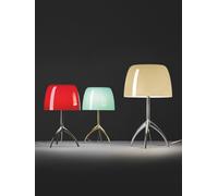 Lumiere Grande Lampe de Table Chrome Noir Blanc Foscarini - 8025594151169