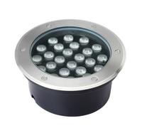 Lumière Jardin Enterré - Spot Encastrable LED Exterieur, Projecteur sol intégré AC 220 V, éclairage chemin d'éclairage étanche IP67, pour lampadaire cour pont passerelle voie(Warm White color,36W)