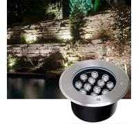 Lumière Jardin Enterré - Spot LED Exterieur, Spot Rond Encastré, Lampe D'inondation Souterraine, Luminaire Étanche IP67, Pour Chemin Souterrain, Cour, Jardin, Décoratif Dans Le Sol ( Color : Warm colo