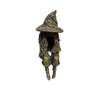 Lumière Led D'halloween En Résine, Sculpture D'âme De Sorcière Assise, Figurine Étanche, Décoration Artistique De Jardin, De Pelouse, De Cour, D'extérieur, Nouvelle Collection