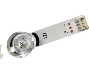 Lumière LED en bande, longueur 1240 mm, 11 perles LED par bande, tension 6 V, compatible avec les téléviseurs 60 pouces, contient 12 pièces