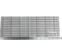 Lumière LED en bande, longueur 735 mm, source de courant DC 3V, 7 LED, moins de 60 lumens, CE