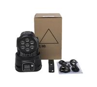 Lumière LED Moving Head, 7x18W, technologie RGBW UV, qualité professionnelle, LED Wash 7X12W 4IN1, fiche EU