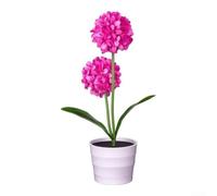 Lumière LED pour fleur Hortensia Extérieur ABS Lumière LED pour(Pink) | Design réaliste, pour fleur hortensia détaillée, ambiance naturelle, yard pathway decoration, éclairage doux