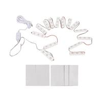 Lumière LED pour Miroir de vanité, lumière Blanche Tactile, USB, Variable, lumière de Maquillage pour Salle de Bain (14 Cordes)