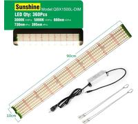 Lumière LED pour plantes, spectre complet, dimmable, lumière semblable au soleil 150W