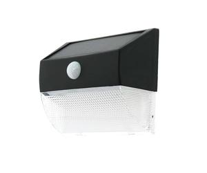 Lumière LED solaire avec capteur de mouvement, 4500 K, écologique et polyvalente pour éclairage extérieur et sécurité nocturne.