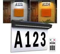 Lumière multicolore de d ' adresse avec batterie de 1500 mAh et sécurité IP44 pour panneau d ' adresse extérieur de porte d ' entrée