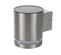 Lumière murale solaire Nedis GWS-003-DS LED 35 lm IP44 acier inoxydable