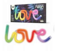 Lumière néon LED RVB LOVE signe lumière USB LED lumière maison panneau lumineux veilleuse amour changement de couleur sur la télécommande appliques murales décoratives lampes d'ambiance de chambre à
