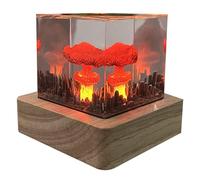 Lumière Nu ire - Lampe De Table Créative En Résine, Veilleuse Rechargeable En Forme De Nuage De Champignon, Lampe Nuage De Champignon, Décoration De Bureau De Chambre | Cadeaux Pour Enfants, Salle