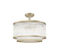 Lumiere plafonnier cylindrique - Or