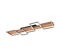 Lumiere Plafonnier LED rectangulaire - Bois clair