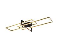Trio-Leuchten Plafonnier Salinas 620310308 LED 34W 3000K 3900 lm Laiton mat 100x40 cm Réglable