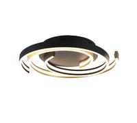 Lumiere Plafonnier LED rond - Noir