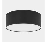 Lumiere Plafonnier rond tissu - Noir