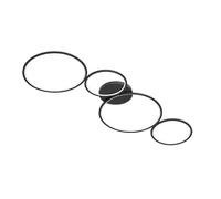 Lumiere semi-plafonnier LED - Noir