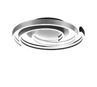 Lumiere semi-plafonnier LED rond - Argent