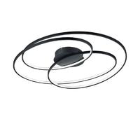Lumiere Semi-plafonnier LED Trio Gale - Noir