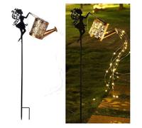 Lumière solaire de bouilloire de fée solaire LED de jardin décoratif décoration de fontaine jardin extérieur lumière de Cour