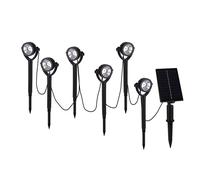 Lumière solaire lampe enfichable lumière extérieure LED piquet de sol lumière de jardin mobile 6x