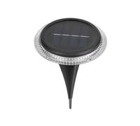 Lumière solaire spot au sol lampadaire LED piquet de sol noir spot cour lampe extérieure