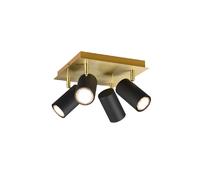 Lumiere Spot Marley 4 lampes - Noir