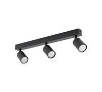 Lumiere spot plafond 3 lampes - Noir