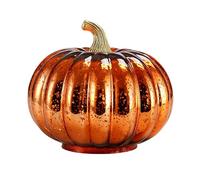 Lumières Citrouilles - Veilleuse LED En Verre, Décoration Lumineuse D'automne Pour Halloween, Lampe De Bureau Étoile Scintillante, Éclairage D'ambiance Pour Centre De Table, Chambre, Fête De Jardin