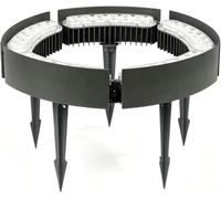 Lumières d'arbre d'anneau de LED for le patio d'allée jardin cour(Green,5 Packs)