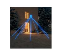 Lumières d'Arbre de Noël Décoration de Noël Lumières de Sapin de Noël Patio Jardin Arrière-cour Intérieur/Extérieur 576 LED Bleu 3,6 m