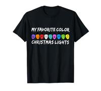 LUMIÈRES DE NOL DE Couleur PRÉFÉRÉE CHAÎNE DE LUMIÈRE Hommes T-Shirt