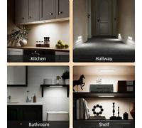 Lumières de placard, lumières de nuit, lumières décoratives et éclairage de chambre à coucher, incluant des lumières de comptoir de cuisine intelligentes ultra-fines et des appliques murales de garde-