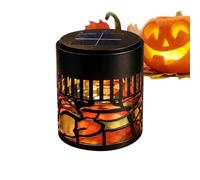 Lumières de Projection Halloween Lanterne Solaire Étanche à Visage | Projecteur Effrayant pour Maison Hantée Maison Jardin Cour Porche Mur Fête Décorations Extérieur Pelouse