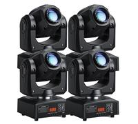 Lumières de scène RGBW - UKing 120W DJ Lyre LED Spot 8 GOBO - DMX pour Concert Disco Bar Fête - Pack de 4