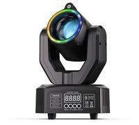 Lumières de Scène - UKing Lyre LED RGBW 100W Avec RGB Bande + Laser - Jeux de Lumiere DJ Rotation à 450° Pour Bar Disco Fête