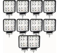 Lumières de travail à LED, haute luminosité, design étanche, faisceau de 10 x 48w
